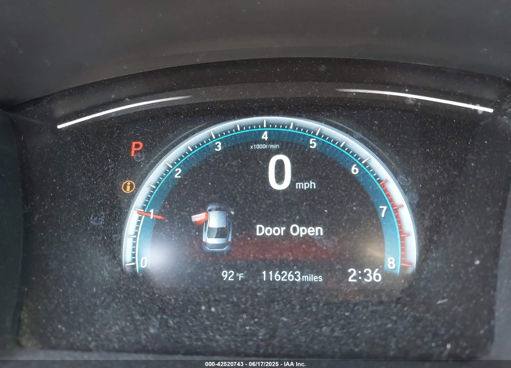 2016 HONDA CIVIC VIN: 2HGFC1F46GH640013