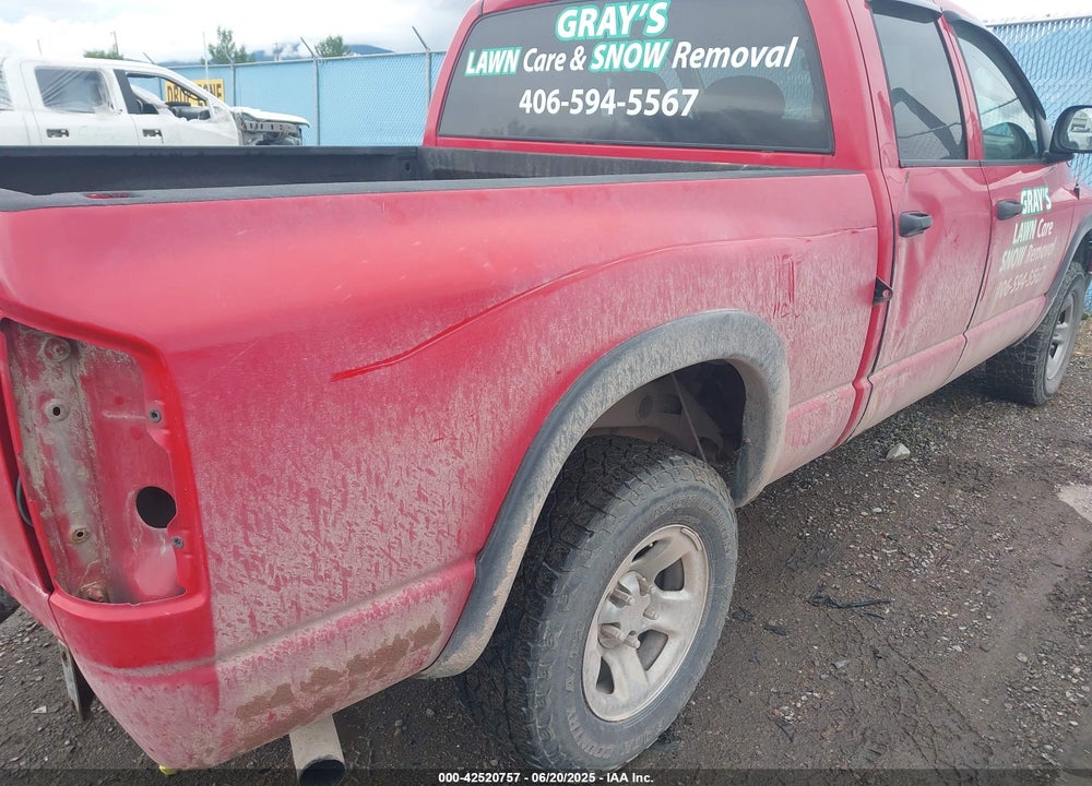 2005 DODGE RAM 1500 SLT/LARAMIE VIN: 1D7HU18N25S157091