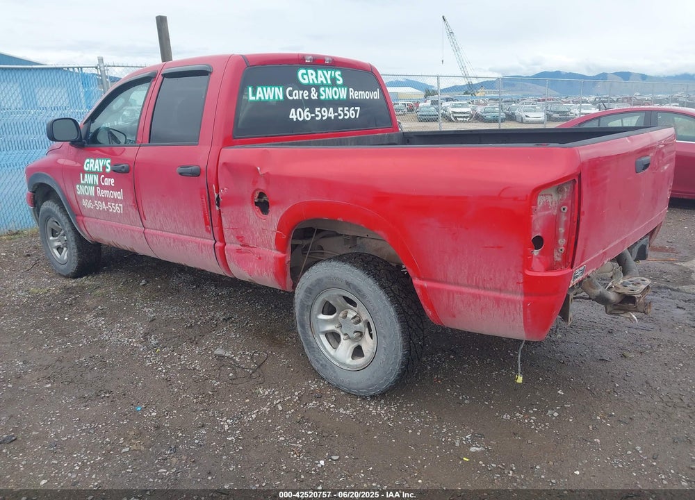 2005 DODGE RAM 1500 SLT/LARAMIE VIN: 1D7HU18N25S157091