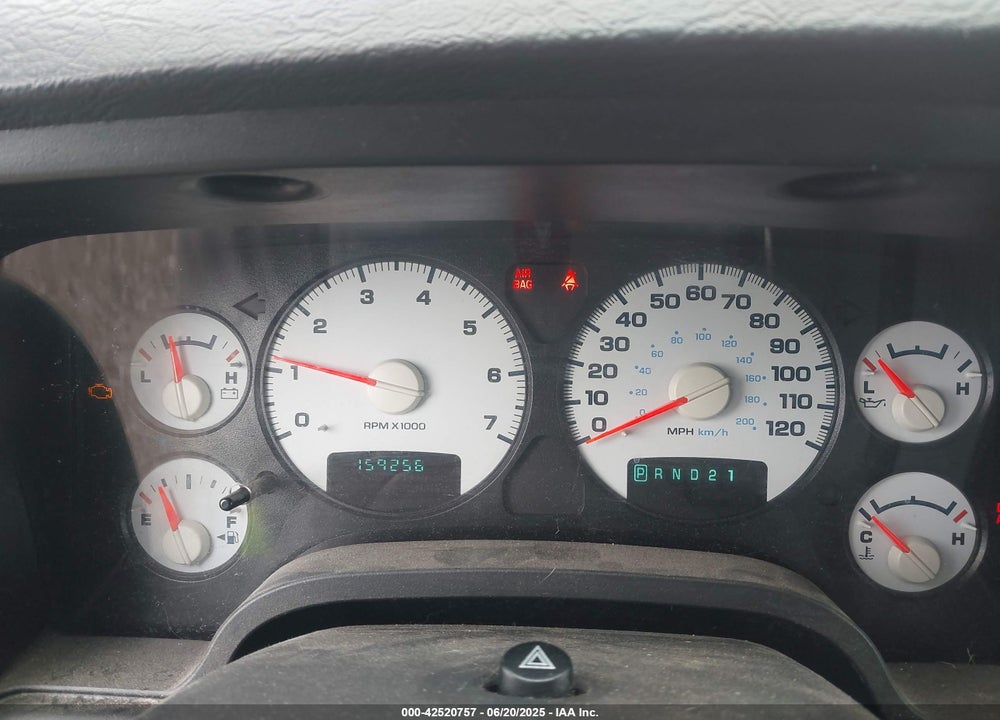 2005 DODGE RAM 1500 SLT/LARAMIE VIN: 1D7HU18N25S157091