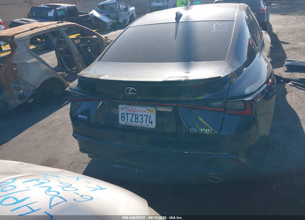 2021 LEXUS IS 350 F-SPORT VIN: JTHGZ1B20M5037646