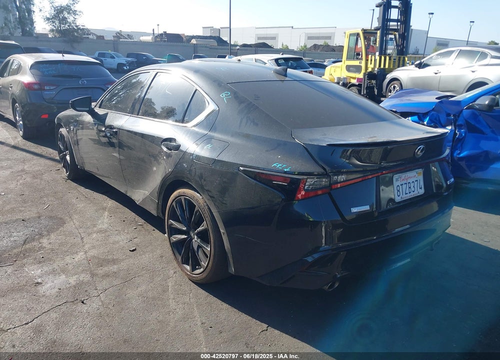 2021 LEXUS IS 350 F-SPORT VIN: JTHGZ1B20M5037646