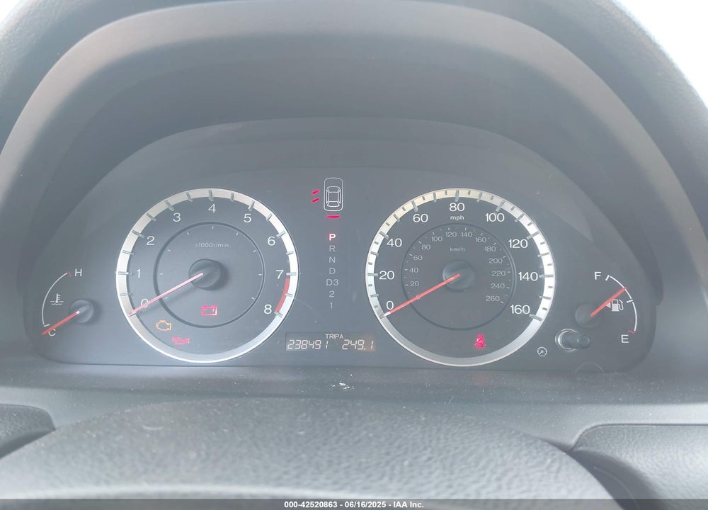 2012 HONDA ACCORD 2.4 EX-L VIN: 1HGCP2F83CA078774