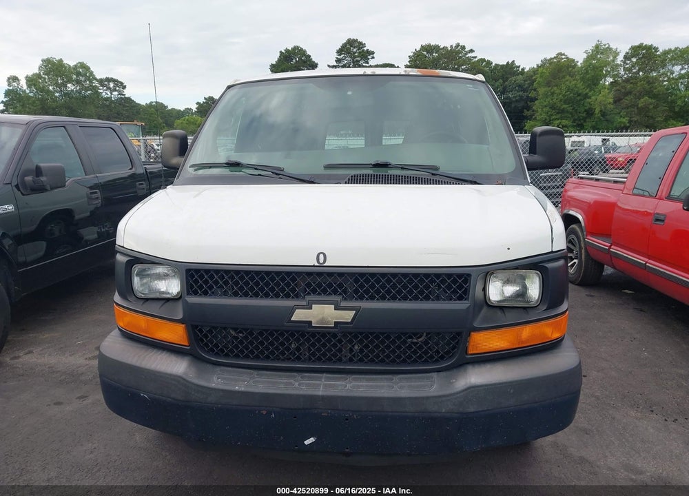 2012 CHEVROLET EXPRESS 2500 WORK VAN VIN: 1GCWGFFA5C1124188