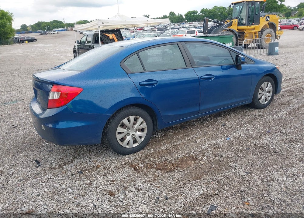 2012 HONDA CIVIC VIN: 2HGFB2F51CH506134