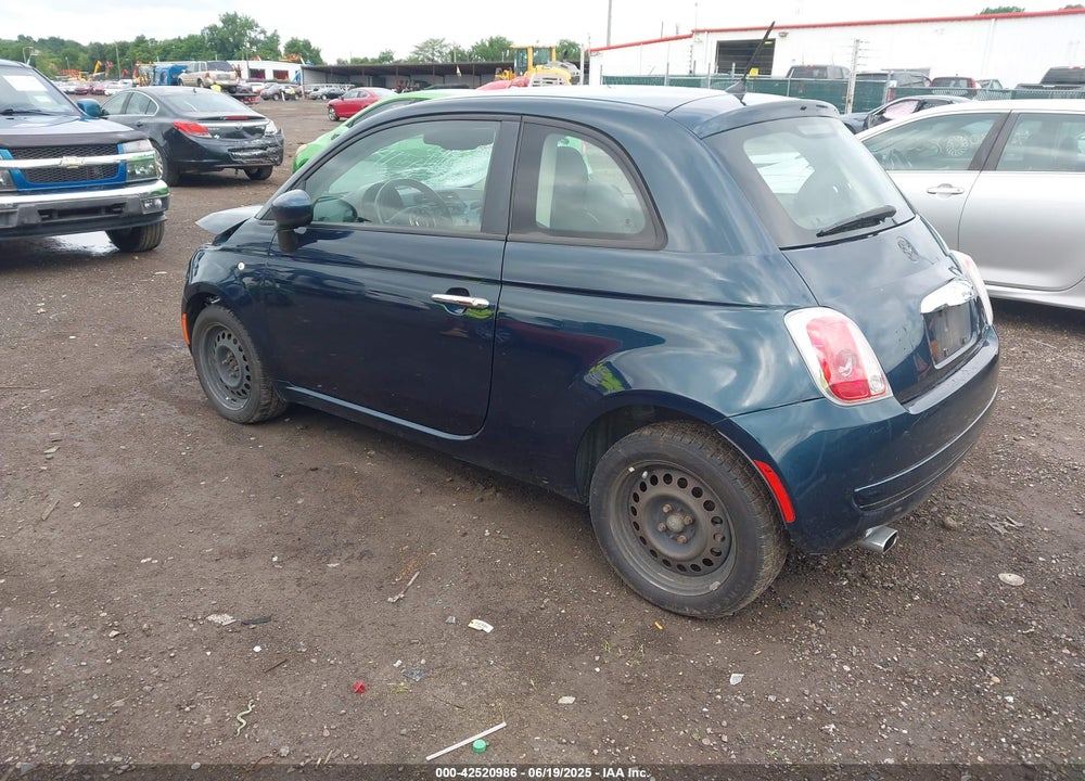 2013 FIAT 500 POP VIN: 3C3CFFAR7DT690001