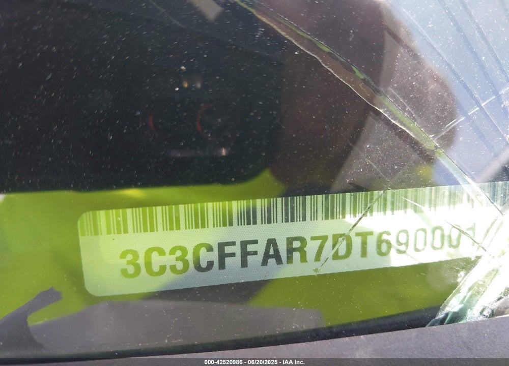 2013 FIAT 500 POP VIN: 3C3CFFAR7DT690001