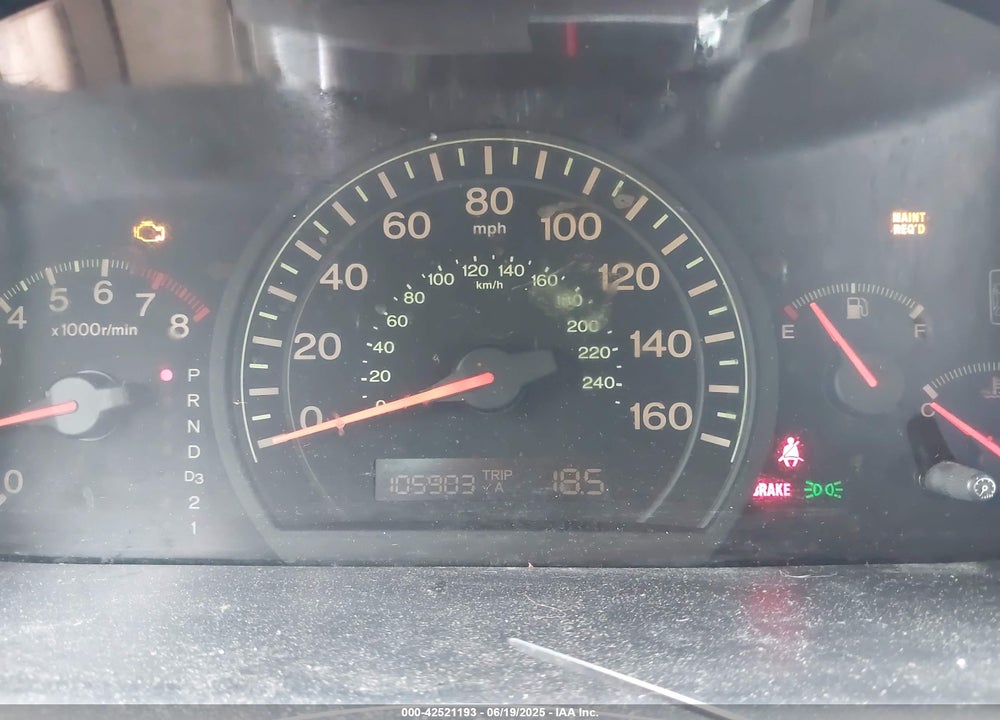 2003 HONDA ACCORD 2.4 LX VIN: 1HGCM563X3A005819