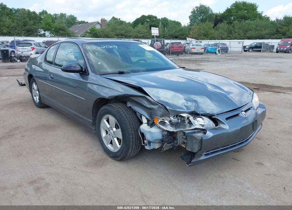 2004 CHEVROLET MONTE CARLO LS VIN: 2G1WW12EX49397115