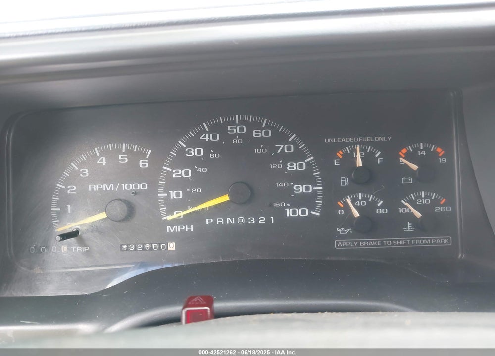 1997 GMC SUBURBAN 1500 SL VIN: 3GKFK16R2VG502239