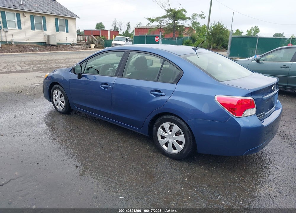 2013 SUBARU IMPREZA 2.0I VIN: JF1GJAA68DH021888