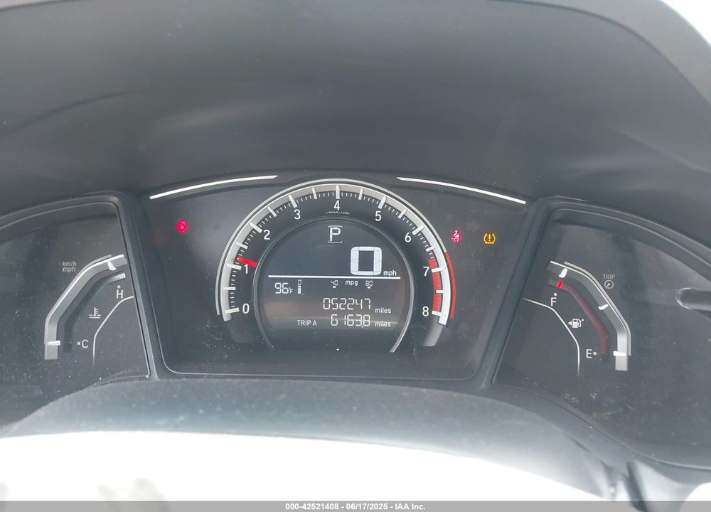 2017 HONDA CIVIC VIN: 19XFC2F5XHE023904