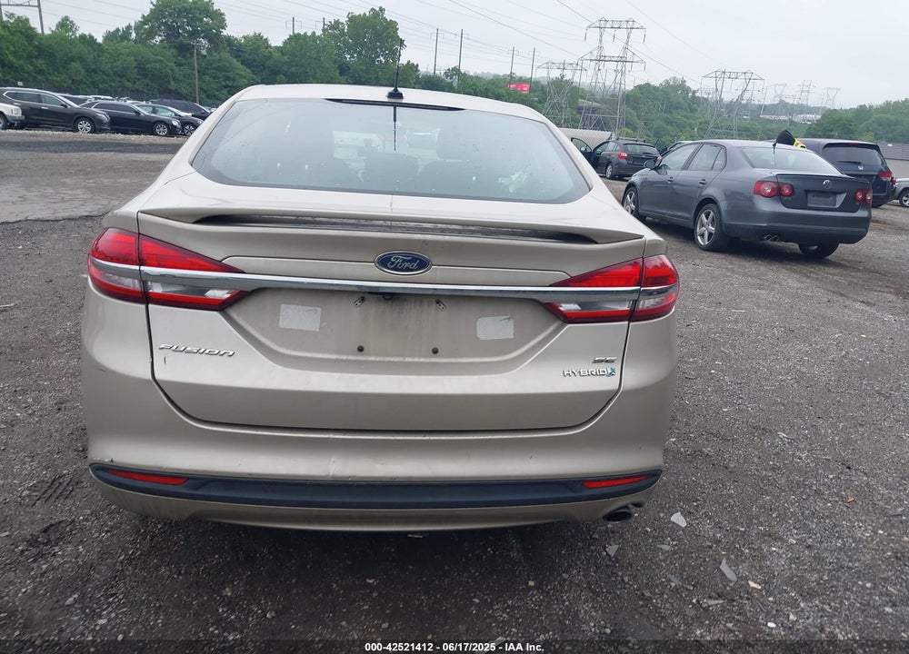 2017 FORD FUSION HYBRID VIN: 3FA6P0LUXHR374315