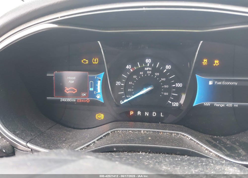 2017 FORD FUSION HYBRID VIN: 3FA6P0LUXHR374315