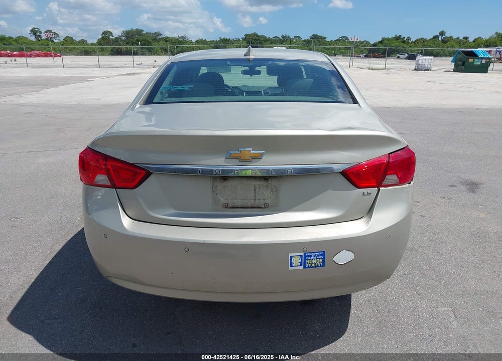 2015 CHEVROLET IMPALA LS VIN: 2G11Z5SL1F9267606