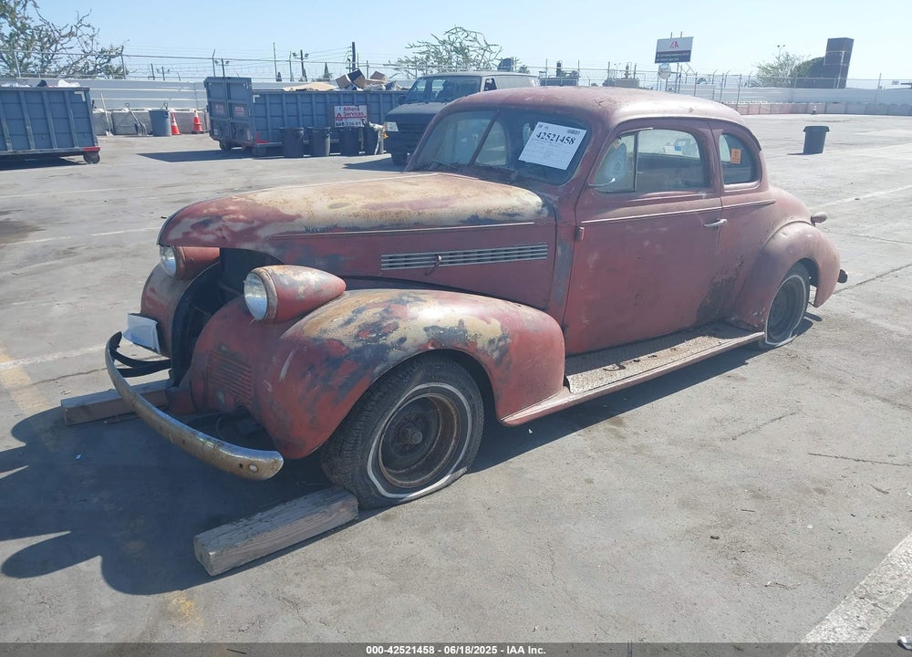 1939 CHEVROLET 2 DOOR COUP CPDX VIN: 2215652