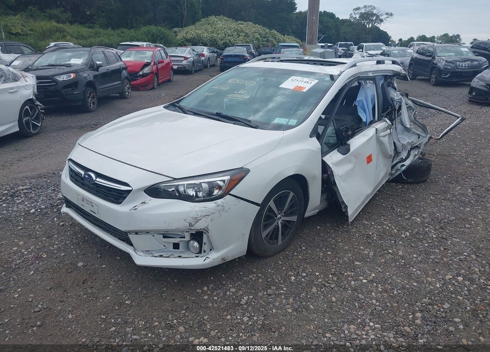 2022 SUBARU IMPREZA PREMIUM 5-DOOR VIN: 4S3GTAD67N3711422
