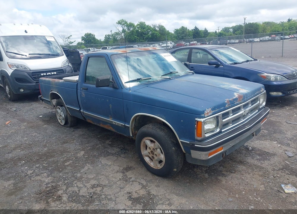 1993 CHEVROLET S TRUCK S10 VIN: 1GCCT14Z1P0158800