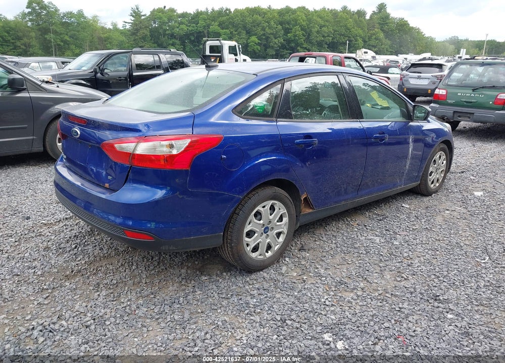2012 FORD FOCUS SE VIN: 1FAHP3F27CL261286