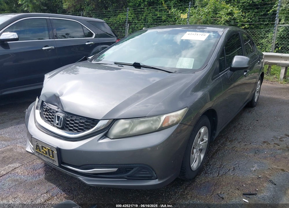 2013 HONDA CIVIC LX VIN: 2HGFB2F58DH543909