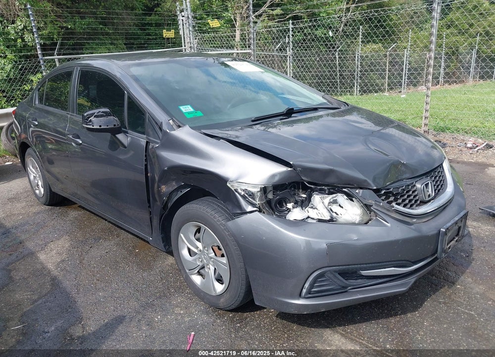 2013 HONDA CIVIC LX VIN: 2HGFB2F58DH543909