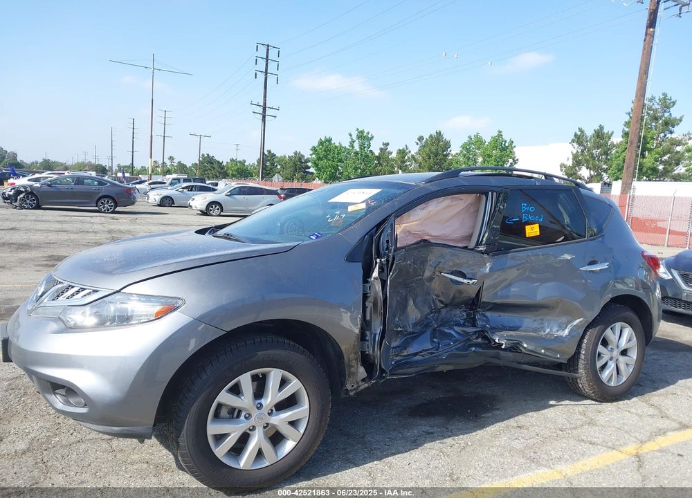 2014 NISSAN MURANO VIN: JN8AZ1MU1EW400235