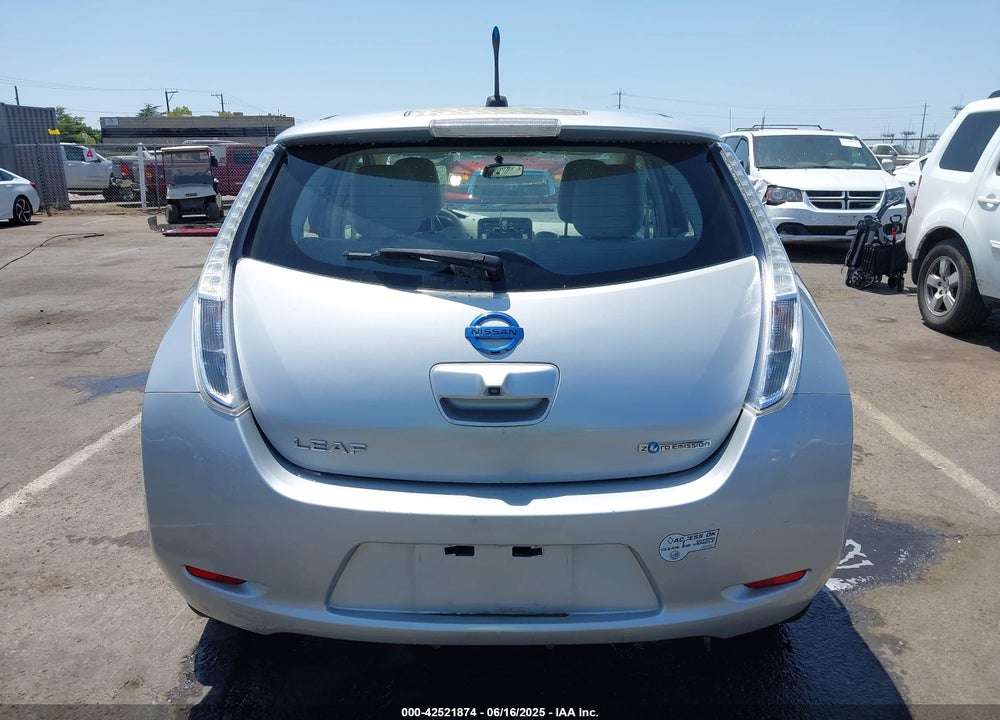 2012 NISSAN LEAF SL VIN: JN1AZ0CP0CT021309