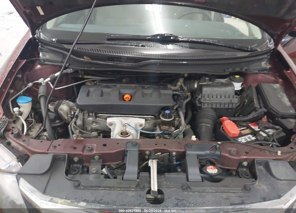 2012 HONDA CIVIC LX VIN: 19XFB2F55CE042257