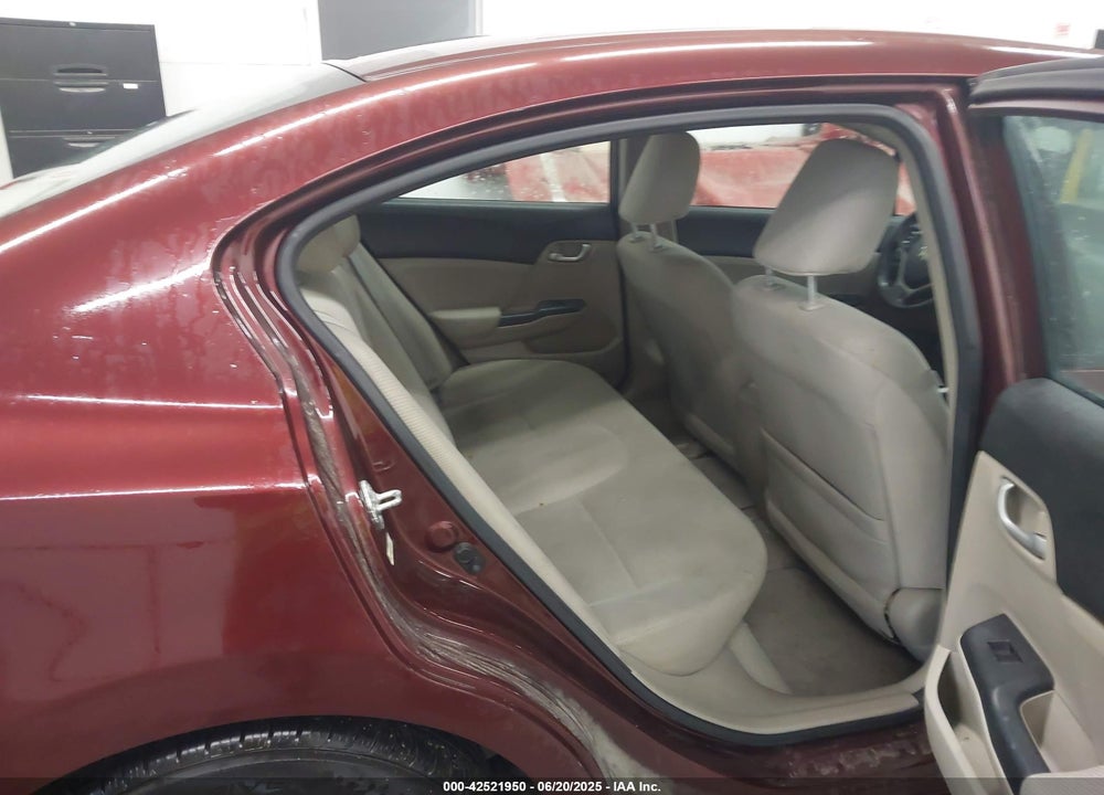 2012 HONDA CIVIC LX VIN: 19XFB2F55CE042257