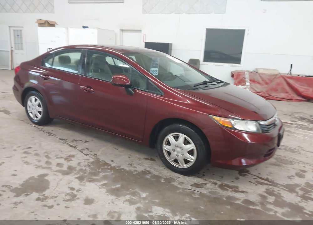 2012 HONDA CIVIC LX VIN: 19XFB2F55CE042257