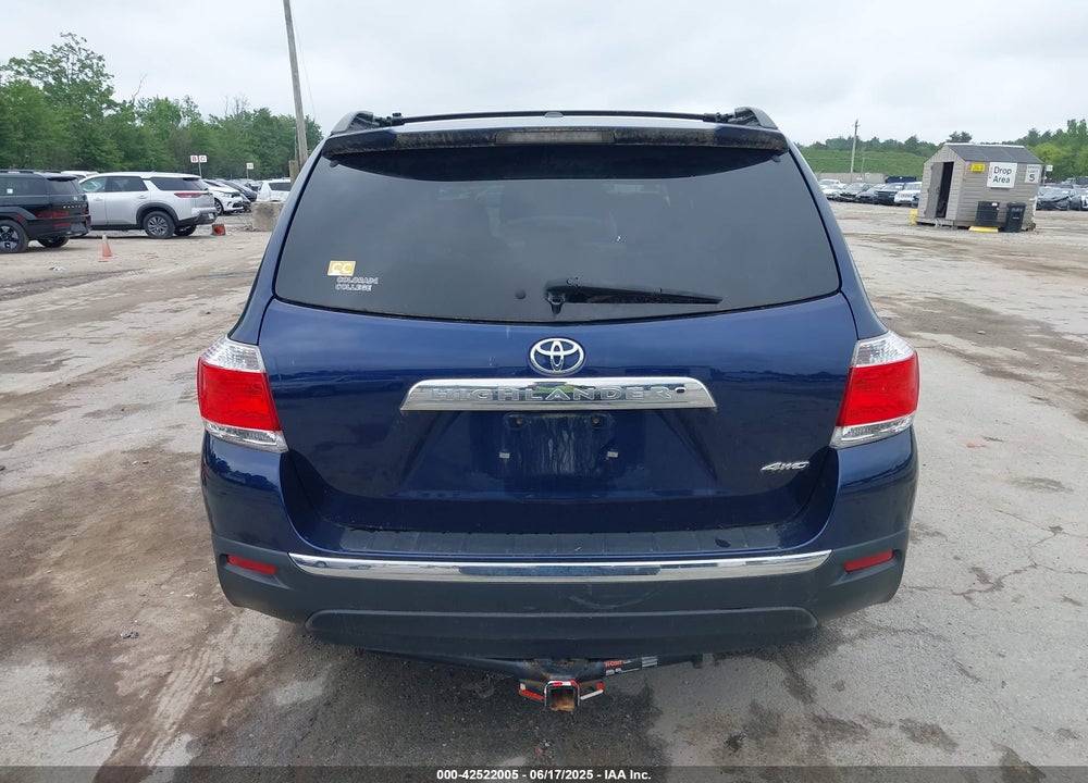 2013 TOYOTA HIGHLANDER VIN: 5TDDK3EHXDS189772
