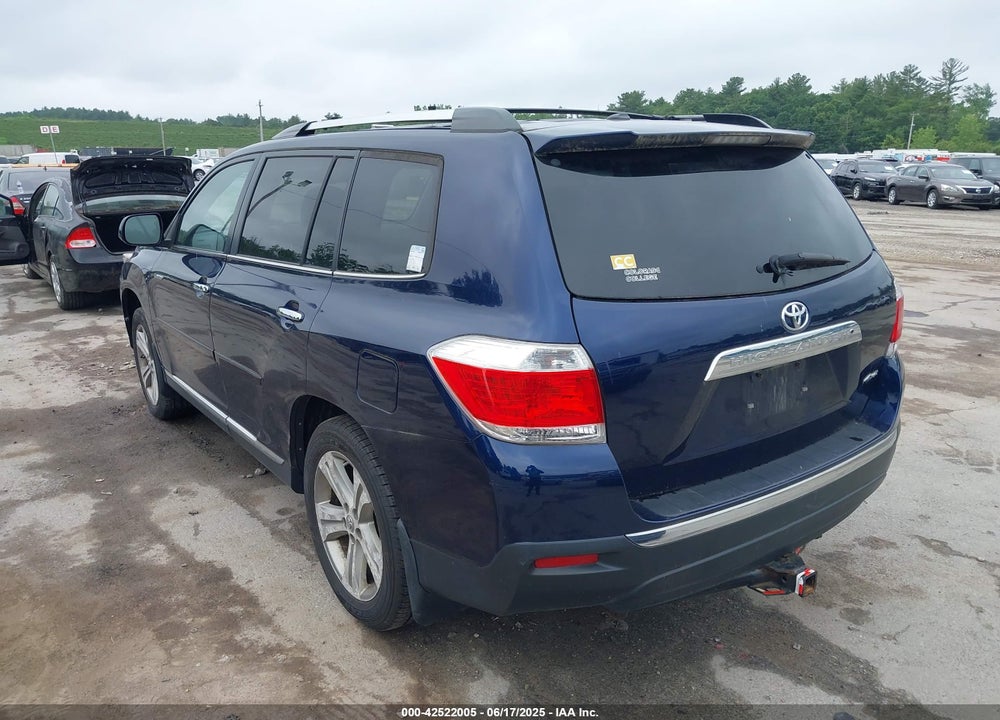 2013 TOYOTA HIGHLANDER VIN: 5TDDK3EHXDS189772