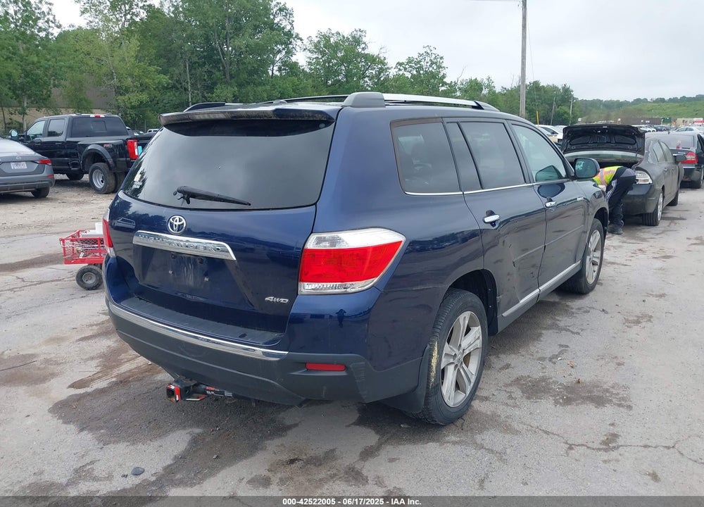 2013 TOYOTA HIGHLANDER VIN: 5TDDK3EHXDS189772