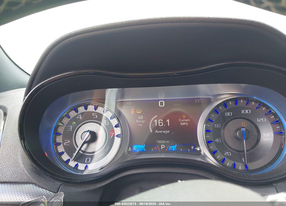 2016 CHRYSLER 300 300S VIN: 2C3CCAGG7GH244462