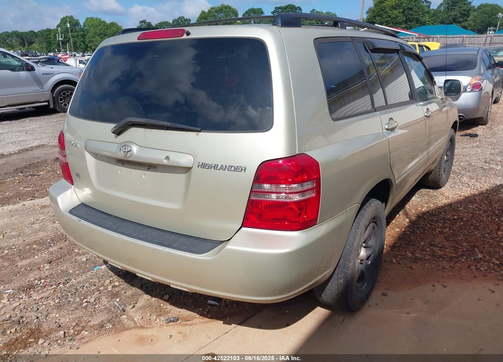 2003 TOYOTA HIGHLANDER V6 VIN: JTEGF21AX30109629