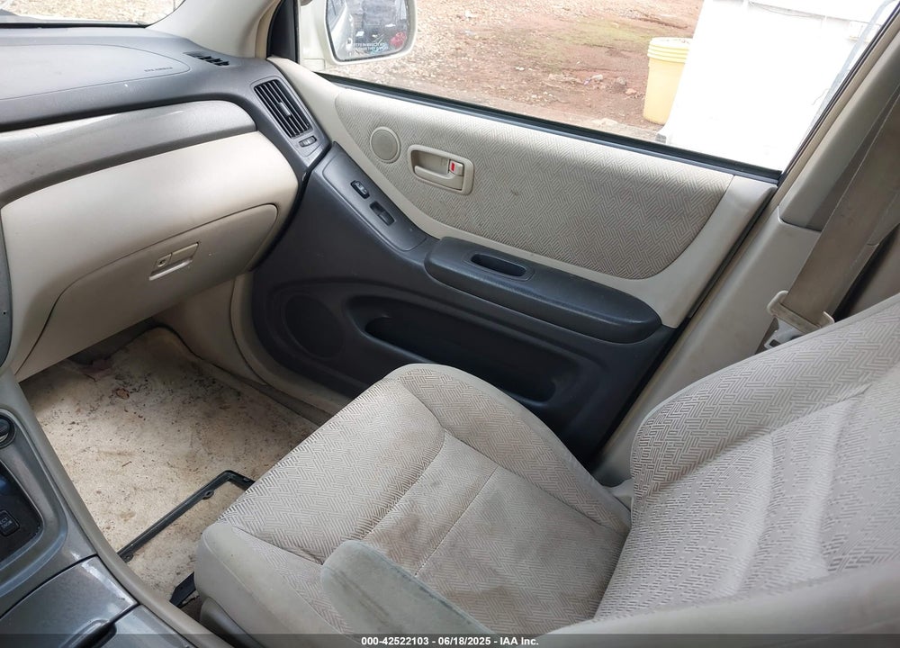 2003 TOYOTA HIGHLANDER V6 VIN: JTEGF21AX30109629