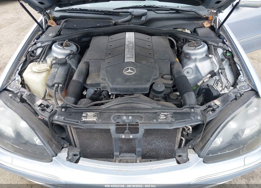 2000 MERCEDES-BENZ S 500 VIN: WDBNG75J2YA071359