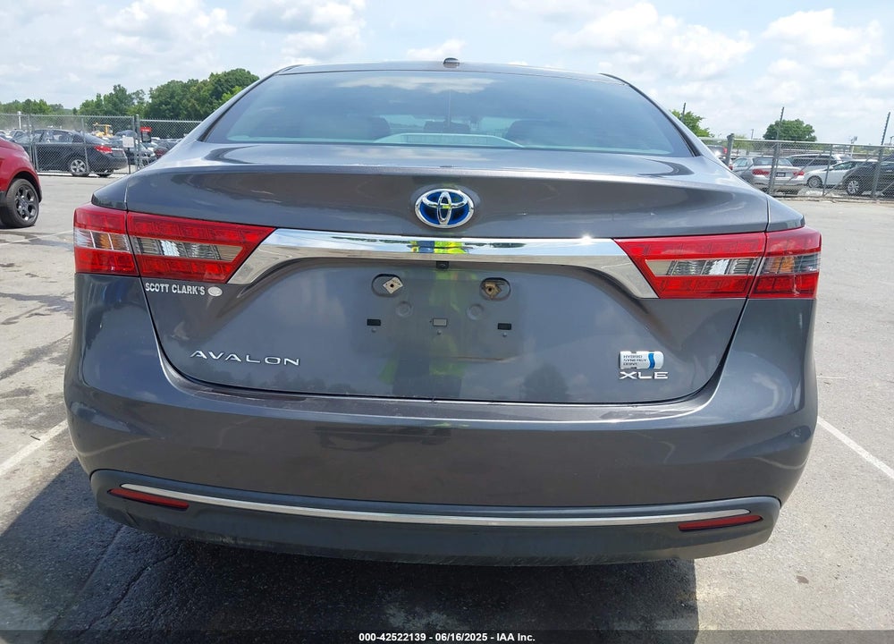 2016 TOYOTA AVALON HYBRID VIN: 4T1BD1EB9GU051573