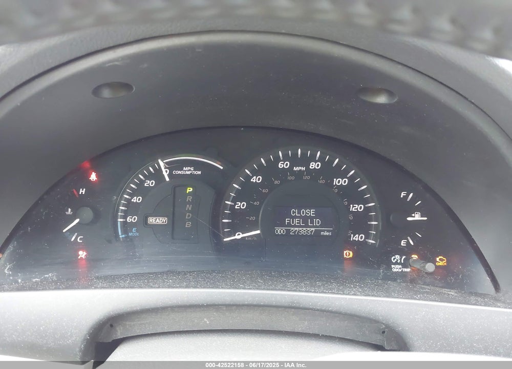 2007 TOYOTA CAMRY HYBRID VIN: 4T1BB46K87U009806