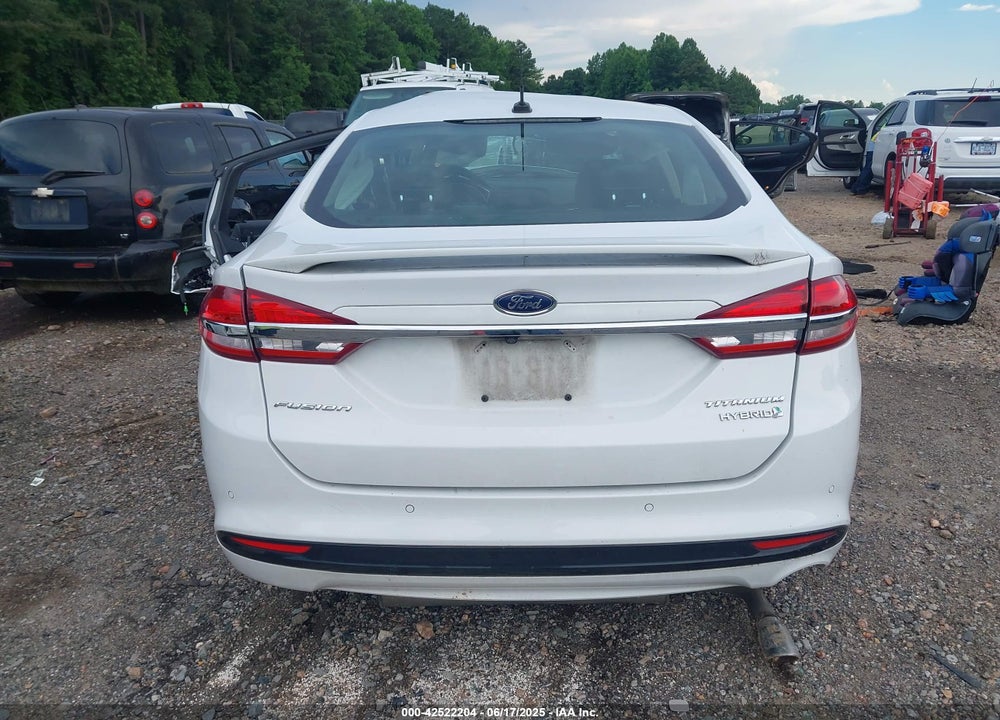 2018 FORD FUSION HYBRID VIN: 3FA6P0RU9JR206923