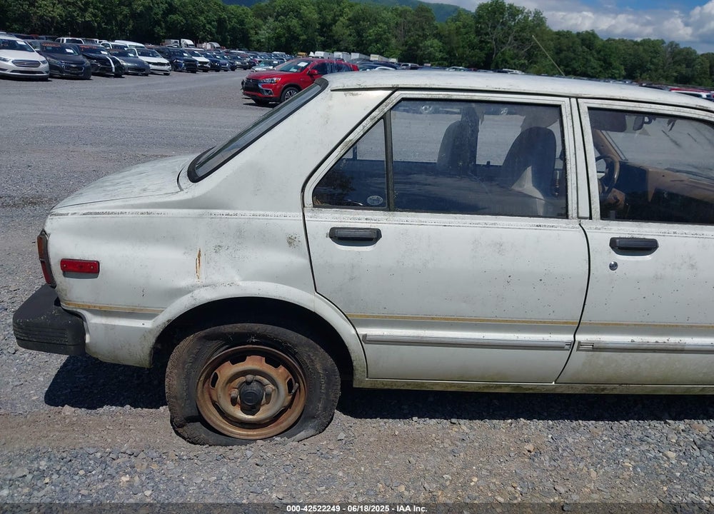 1981 TOYOTA TERCEL VIN: JT2AL21E0B2237640
