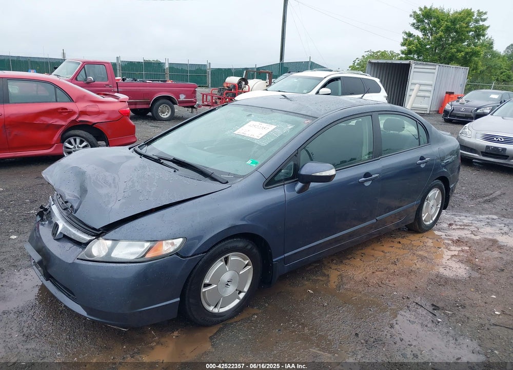2007 HONDA CIVIC HYBRID VIN: JHMFA362X7S014518