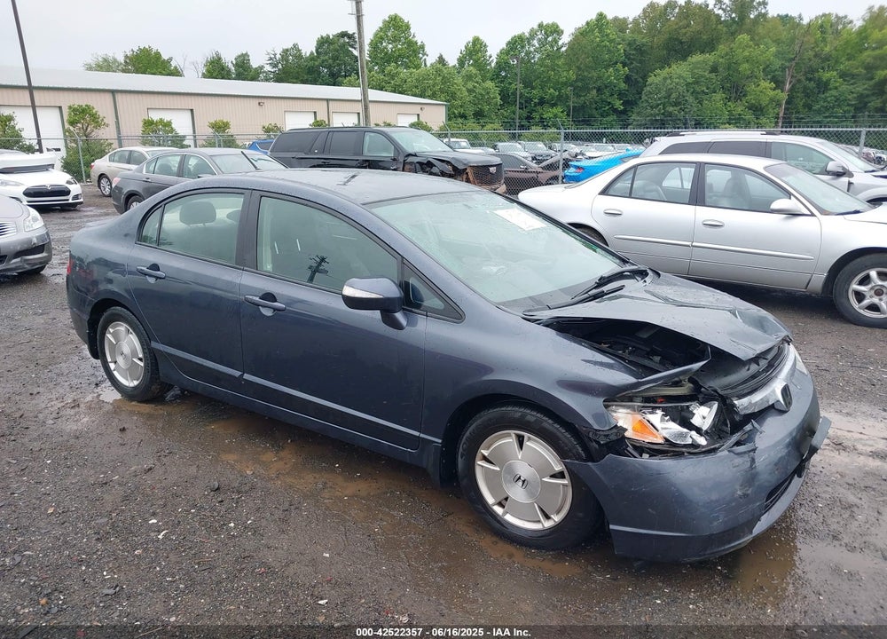 2007 HONDA CIVIC HYBRID VIN: JHMFA362X7S014518