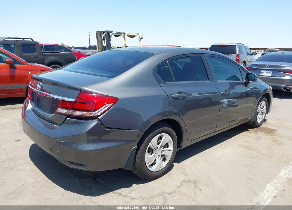 2013 HONDA CIVIC VIN: 2HGFB2F56DH581543