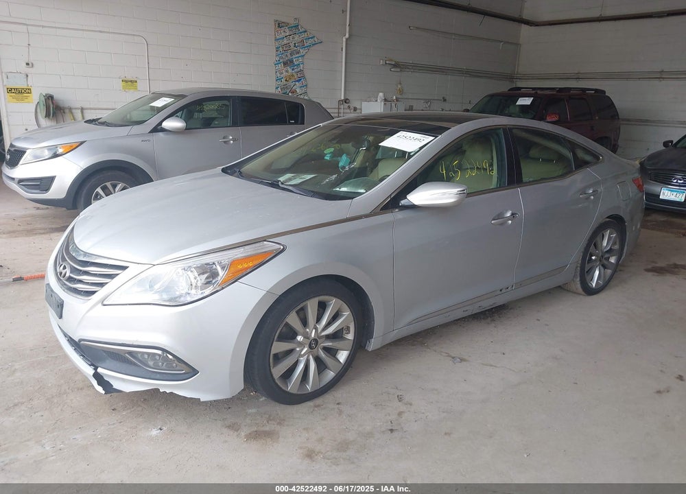2016 HYUNDAI AZERA VIN: KMHFH4JGXGA508661