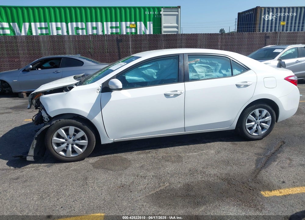2016 TOYOTA COROLLA LE VIN: 5YFBURHE4GP509882