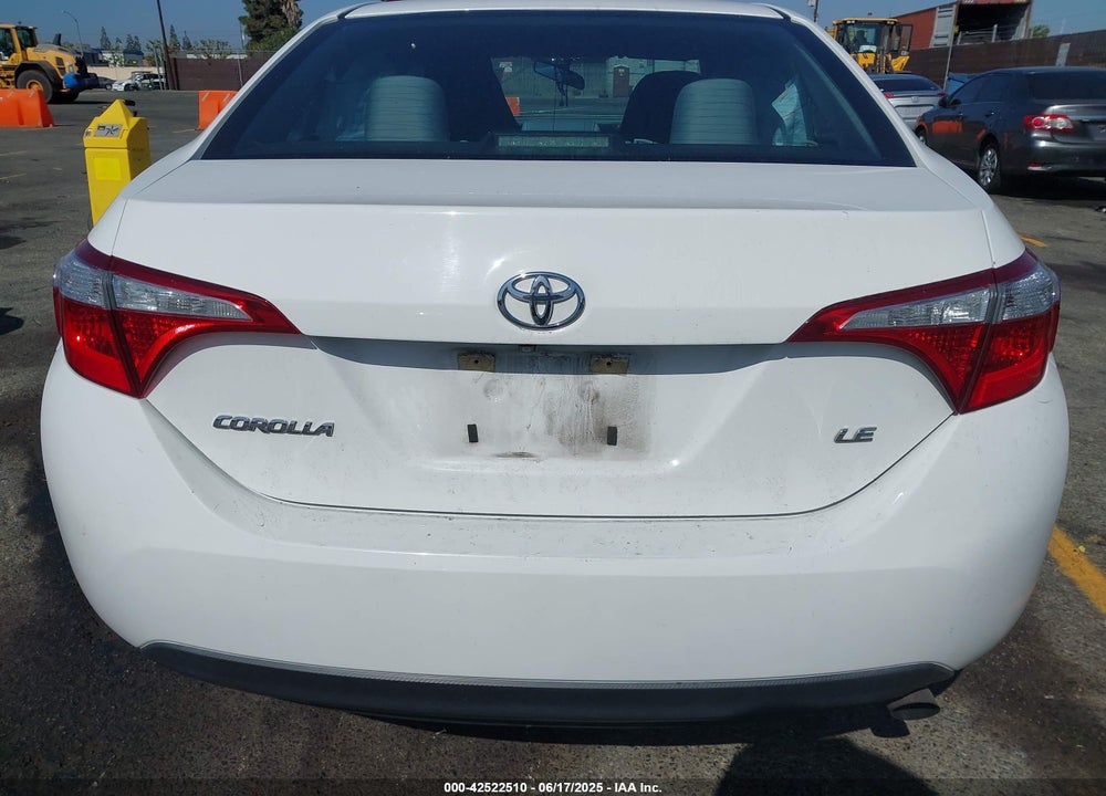 2016 TOYOTA COROLLA LE VIN: 5YFBURHE4GP509882