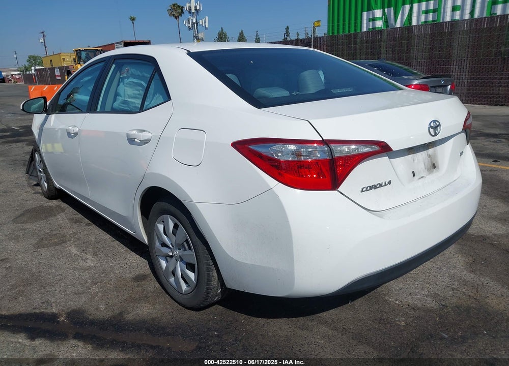 2016 TOYOTA COROLLA LE VIN: 5YFBURHE4GP509882