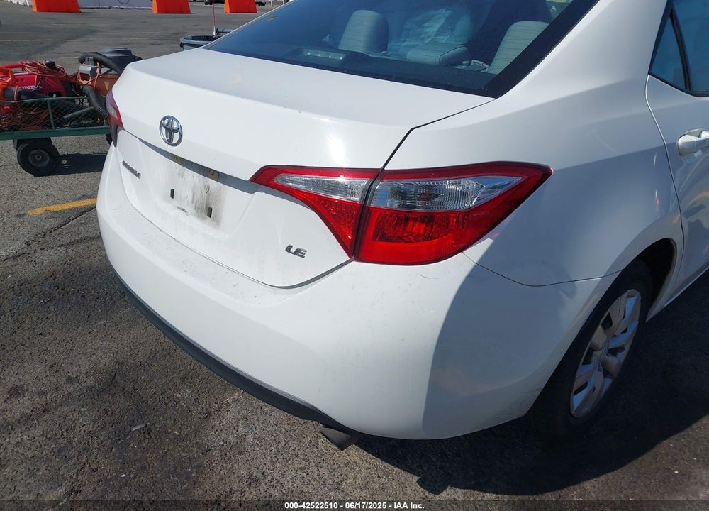 2016 TOYOTA COROLLA LE VIN: 5YFBURHE4GP509882