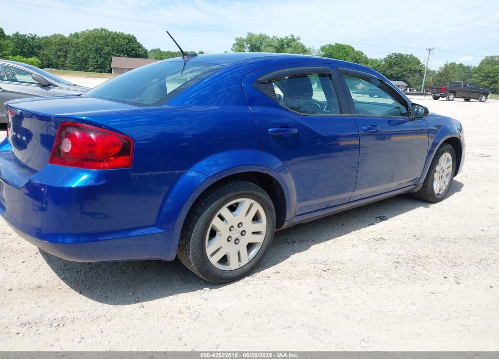 2013 DODGE AVENGER SE VIN: 1C3CDZAB9DN531197